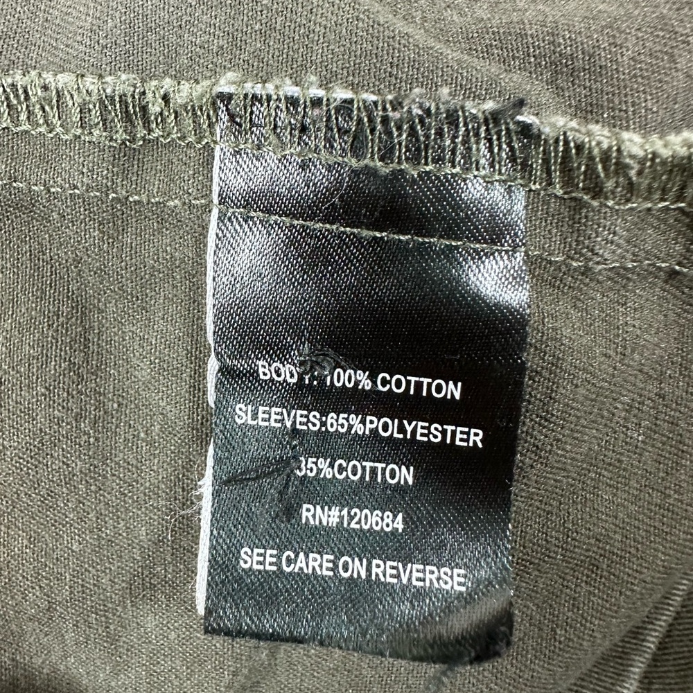 Torrid Army green twill and French terry jacket drawstring size 1-1X:14-16 - Picture 9 of 10